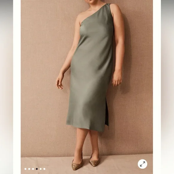 slim fit dress slacks Berylove Women Sage Green Maxi Bridesmaid Dress with Pleated Halter Chiffon A Line Wedding Party Guest Dress, Dusty Sage / US26W